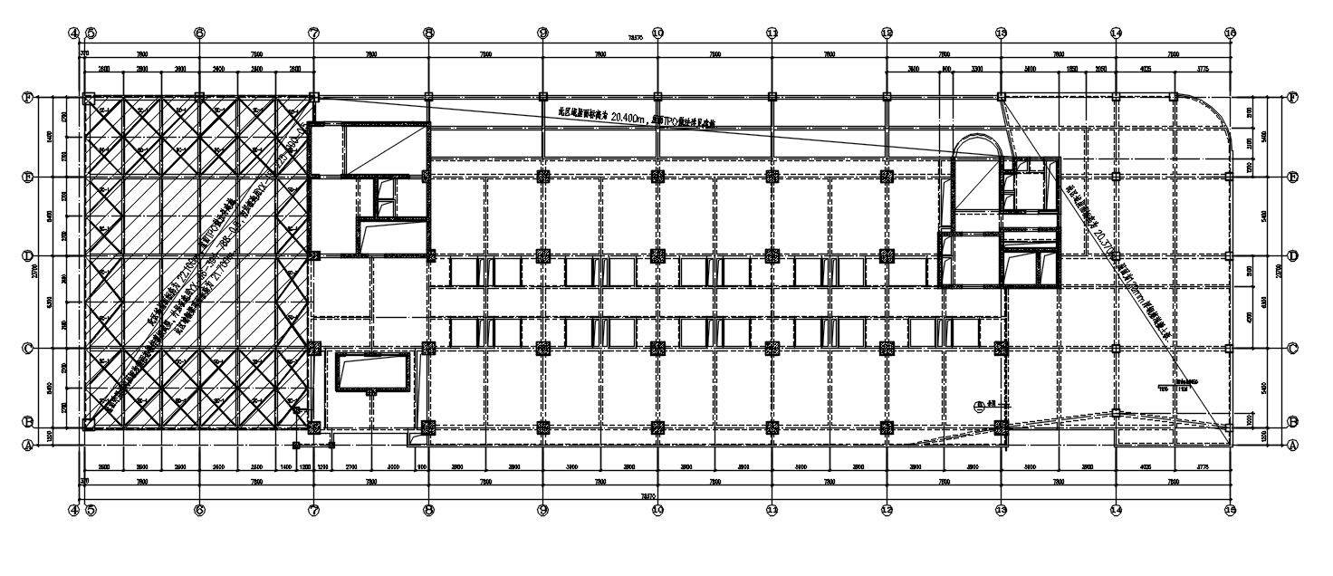 某综合楼钢结构加层加固建筑结构全套图纸